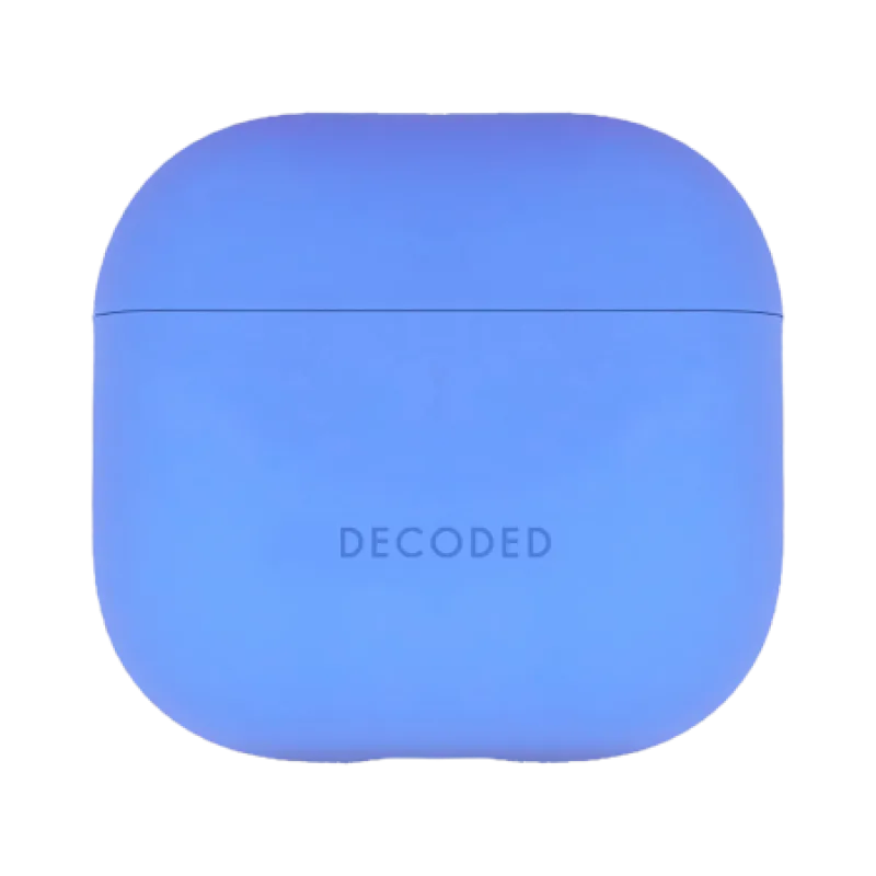 Dekódované silikónové puzdro na AirPods 4 – modré