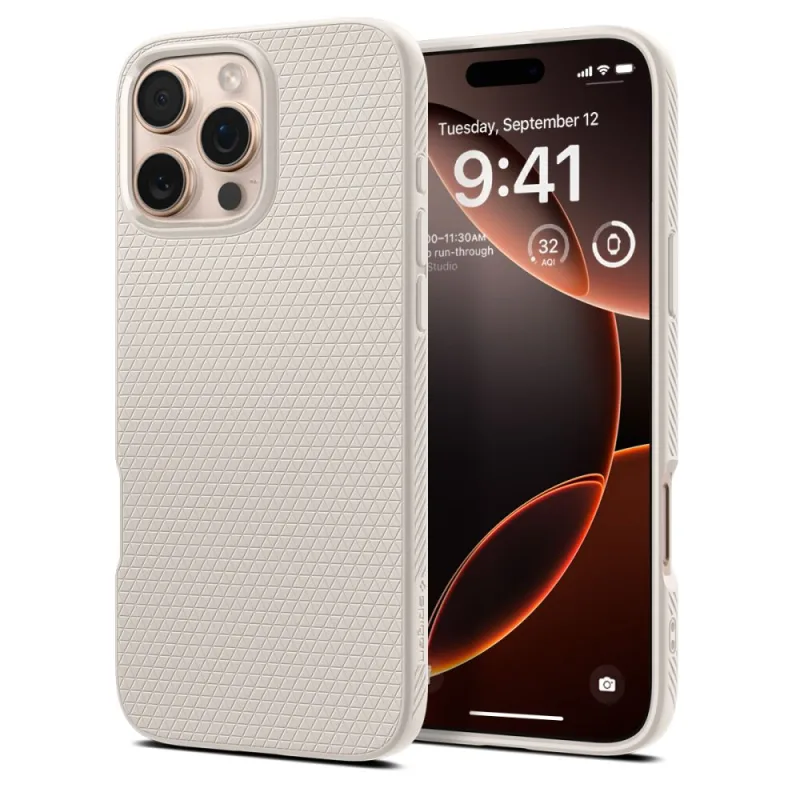 Liquid Air Case Spigen pre iPhone 16 Pro Max - Titanium