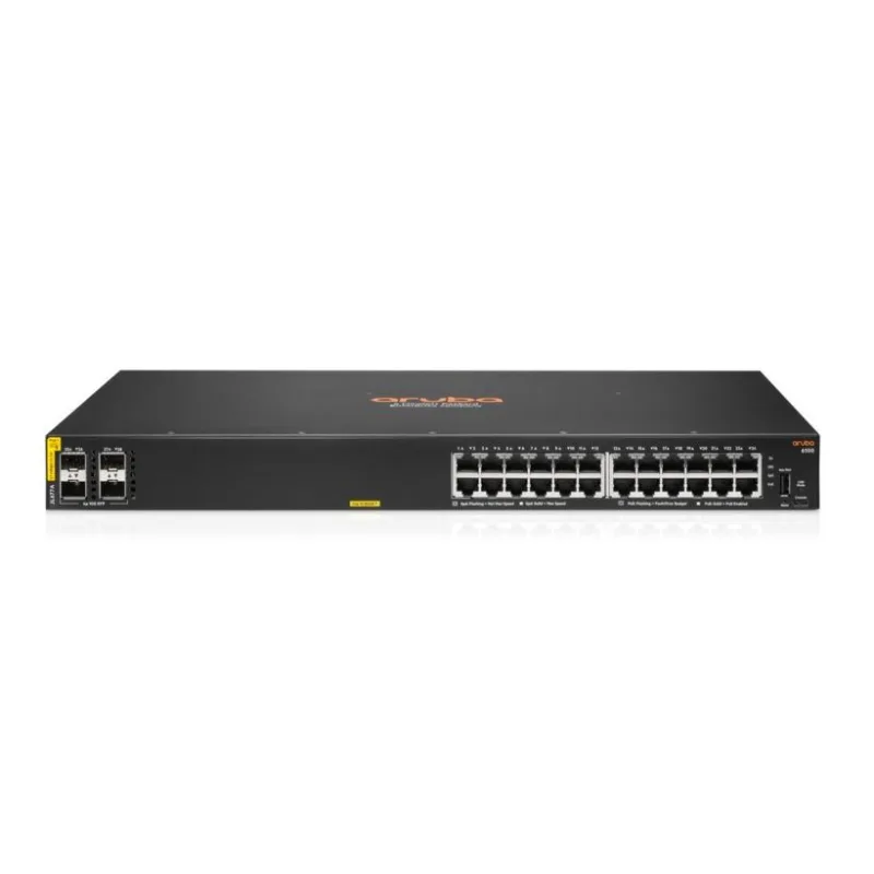 HPE Aruba Networking CX 6100 24G Class4 PoE 4SFP+ 370W Switch JL677AR…