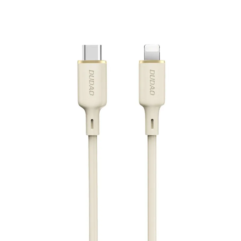 Dudao L7SCL USB-C - Lightning kábel 30W 1m - béžový