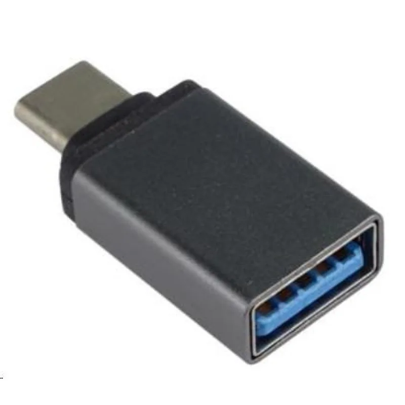 Adaptér PREMIUMCORD USB 3.1 C/ male - USB 3.0 A/ samica, kovovo sivá, …