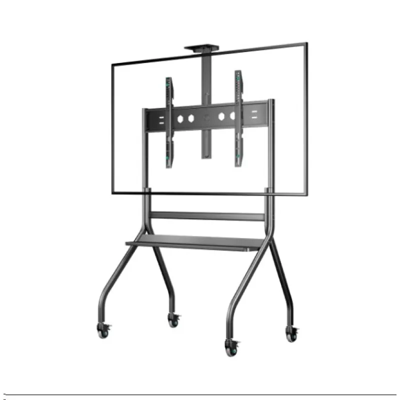 ONKRON mobilný TV stojan pre 60" - 120" do 150 kg, s držiakom, čierny…