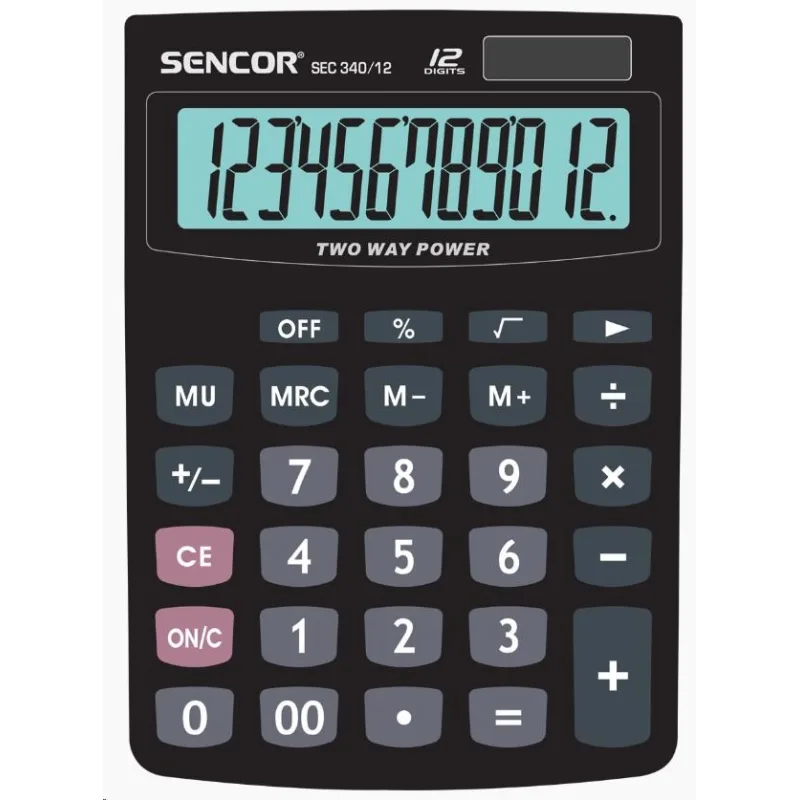 Sencor kalkulačka SEC 340/ 12 SEC 340/ 12