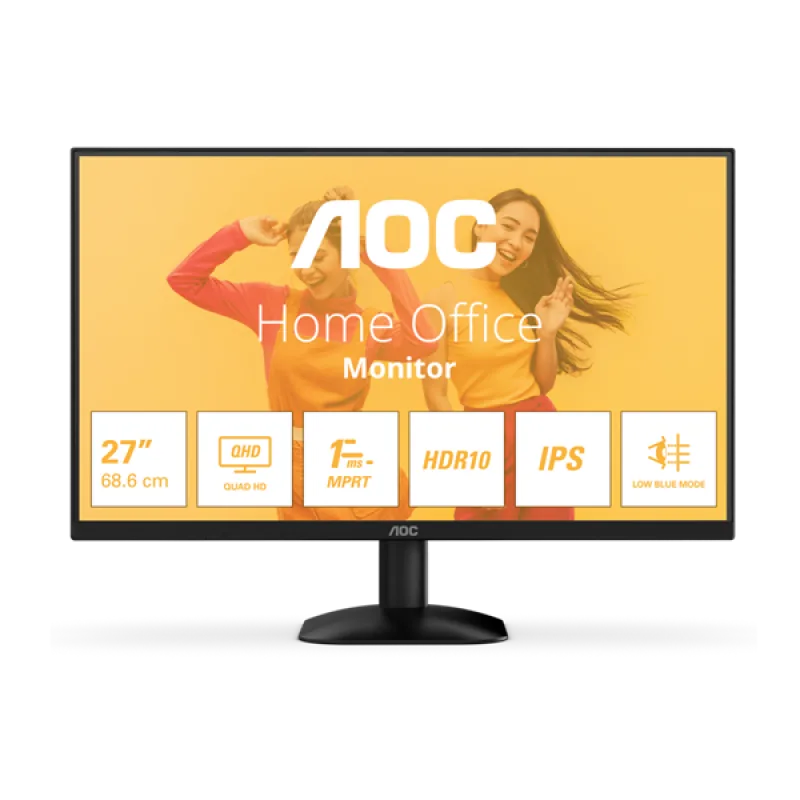AOC Q27B35E 27" IPS 2560x1440 20M:1 4ms 300cd DP HDMI čierny Q27B35E