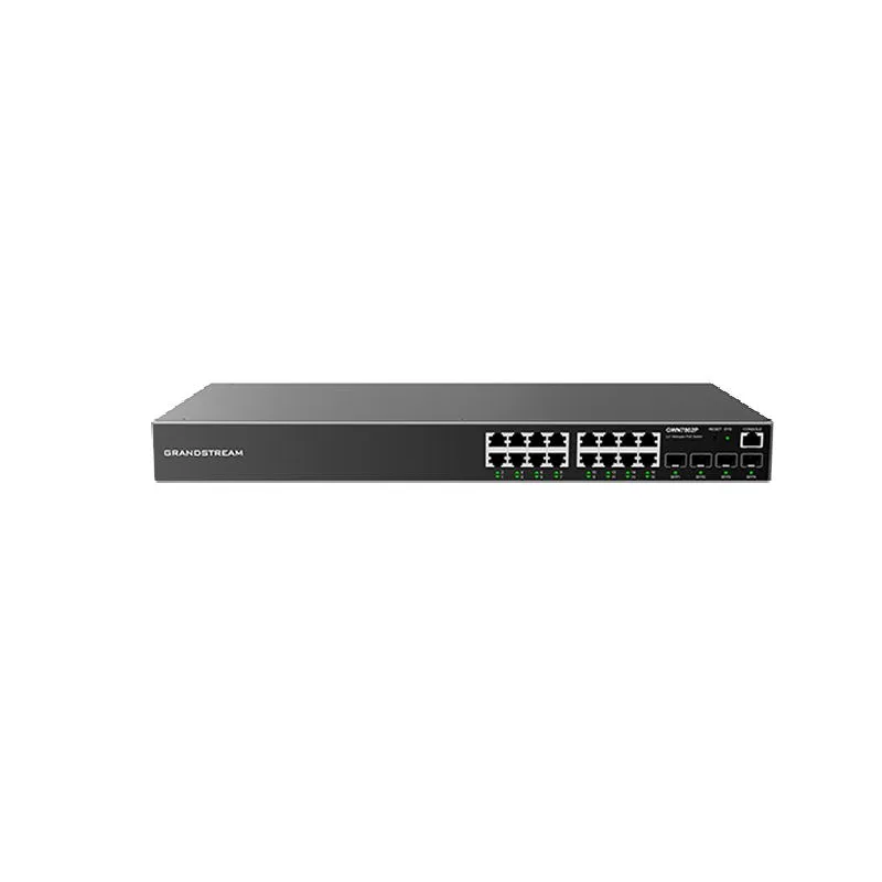 Grandstream GWN7802P L2+ Managed Network Switch 16x 1Gb RJ45, 4x SFP, PoE…