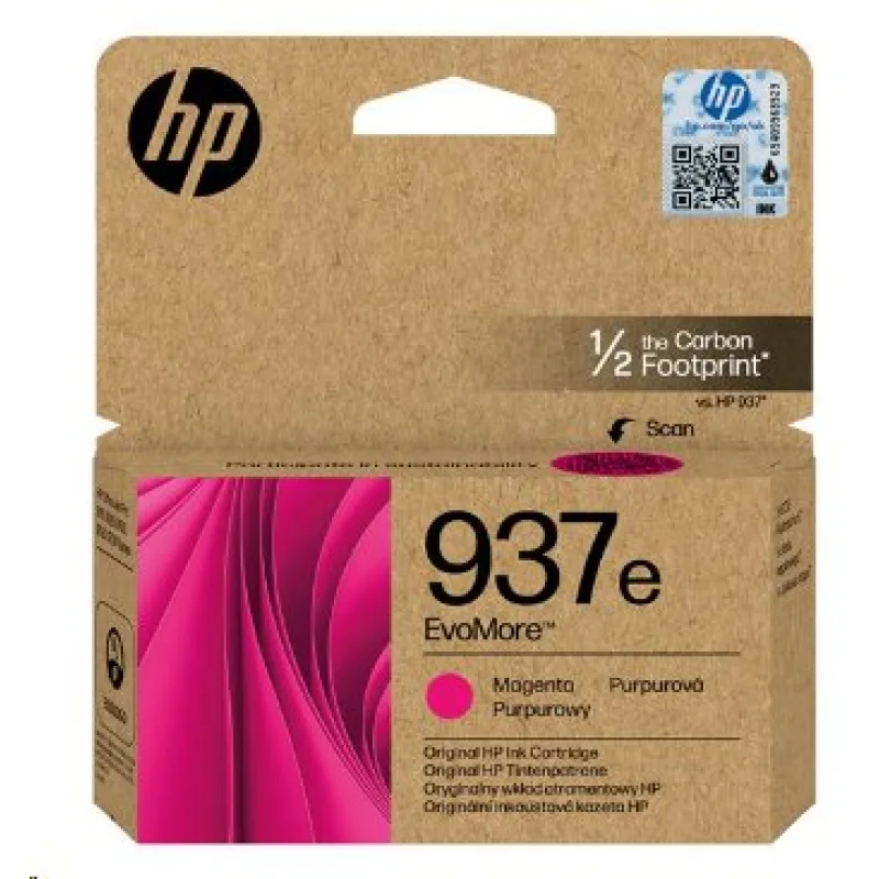 HP 937e EvoMore Magenta Original Ink Cartridge 1650 str 4S6W7NE#CE1
