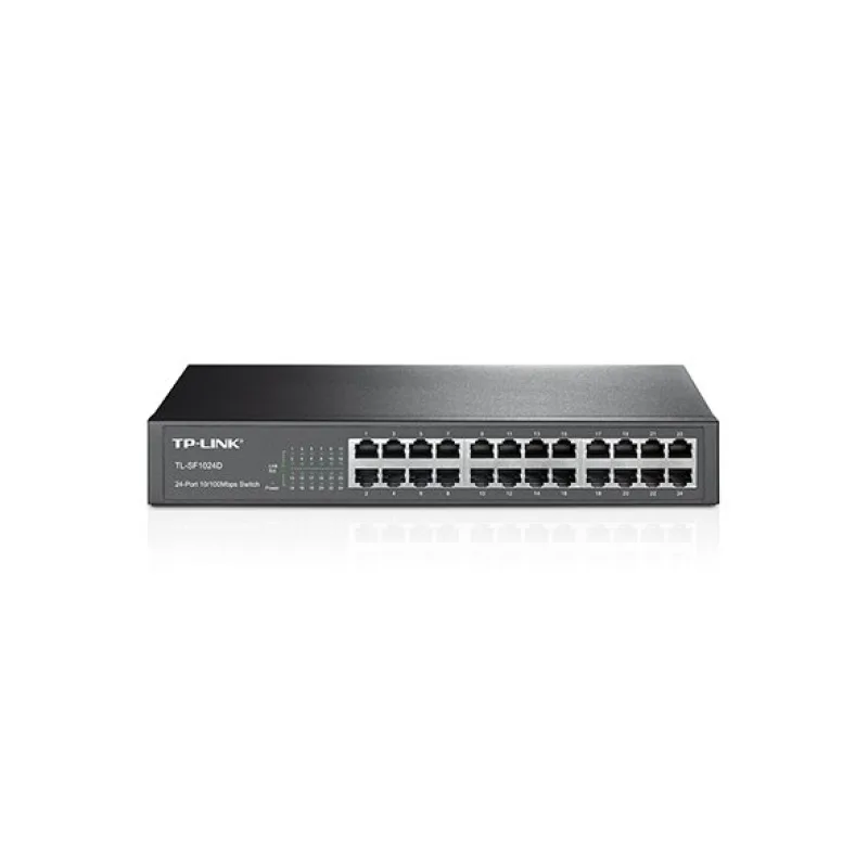 24-Port 10/100 Mbps Switch PORT: 24× 10/100 Mbps RJ45 Ports SPEC: 1U 13…