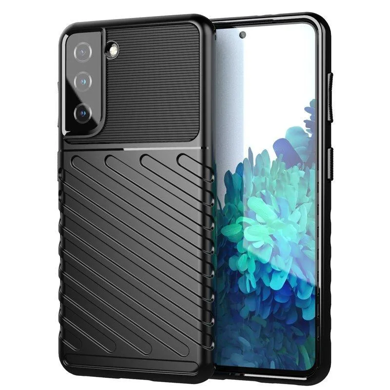 Ochranné silikónové puzdro Thunder Case pre Samsung Galaxy A14 5G čierne
