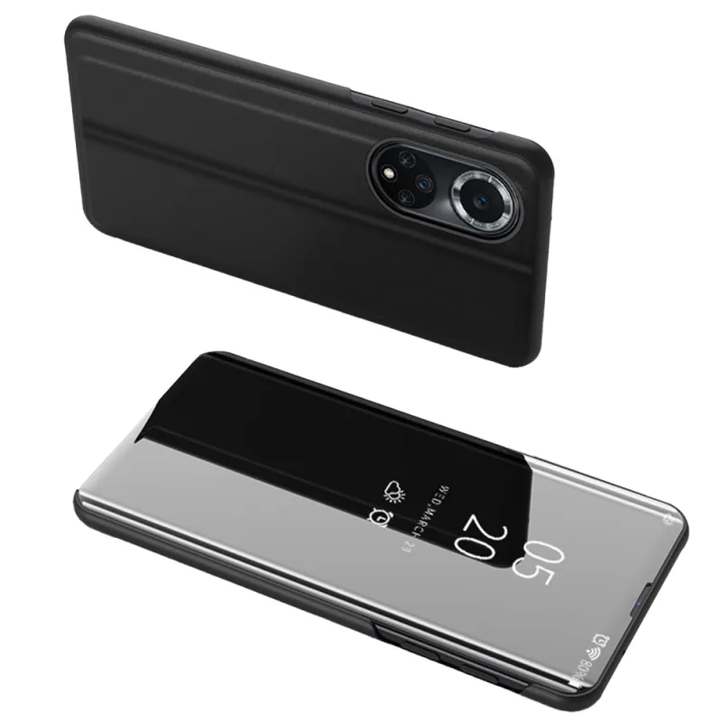 Puzdro Clear View Case pre Huawei nova 9 flip cover black