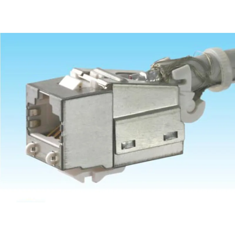 OEM keystone Cat5e, tieneny STP, 180 stupňov svork., samorezny do modular…