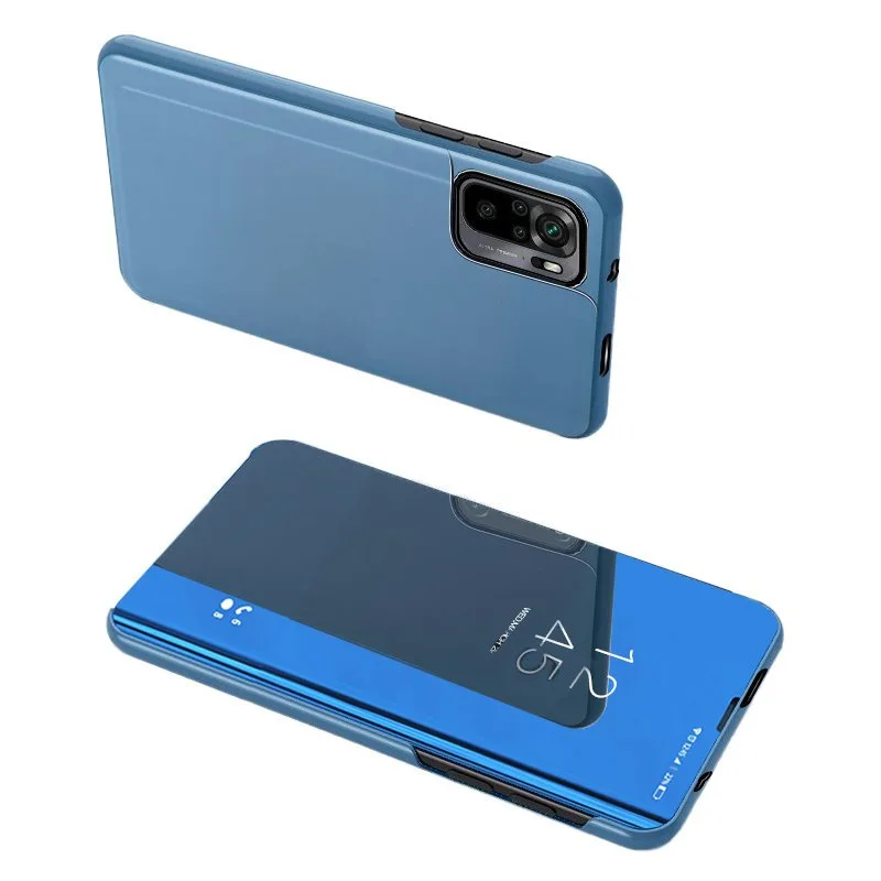 Flipové puzdro Clear View Case Xiaomi Redmi Note 11 Pro+ 5G (Čína) / 11 Pro 5G (Čína) / Mi11i HyperCharge / Poco X4 NFC 5G modré