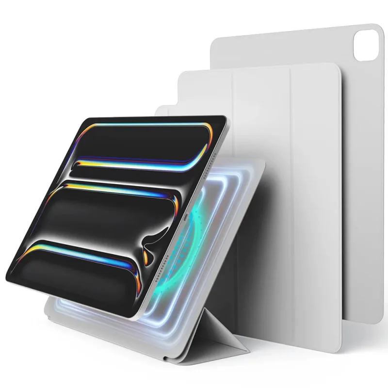Elago puzdro Magnetic Folio Case pre iPad Pro 13" M4/M5 - Light Gray…