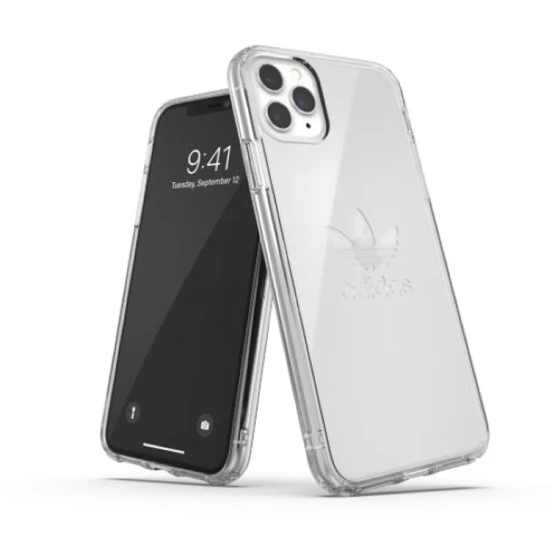 Veľké logo Adidas OR PC Case pre iPhone 11 Pro Max – priehľadné