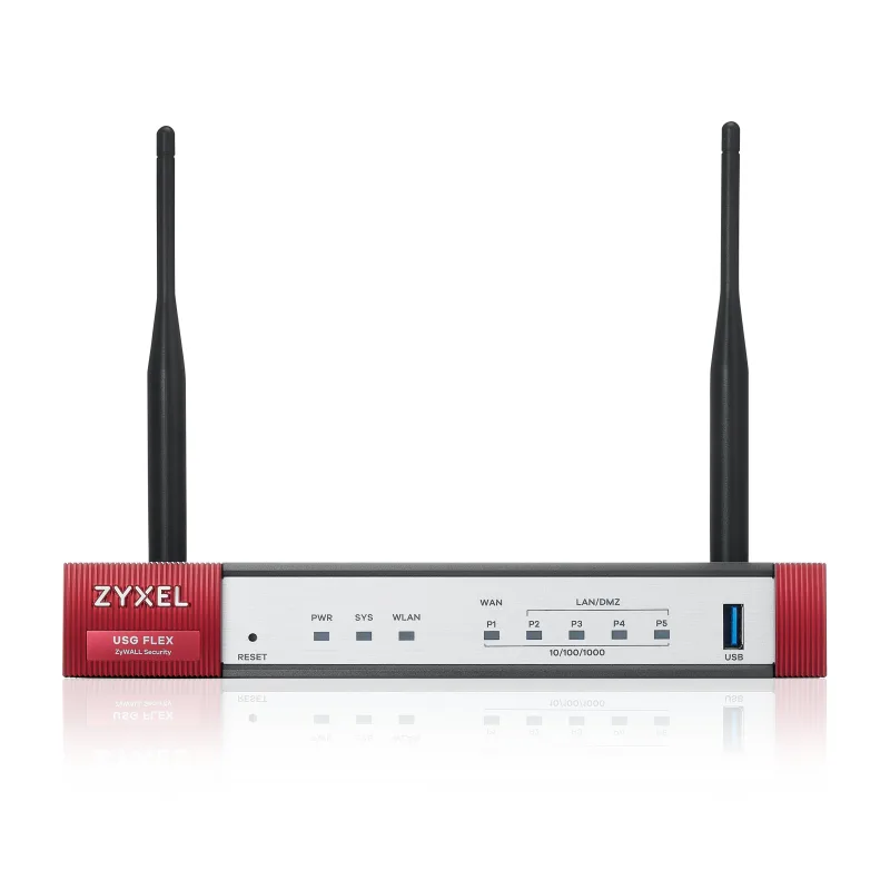 Zyxel USG Flex 50AX, 10/100/1000, 1*WAN, 4*LAN/DMZ ports, WiFi 6 AX1800,…