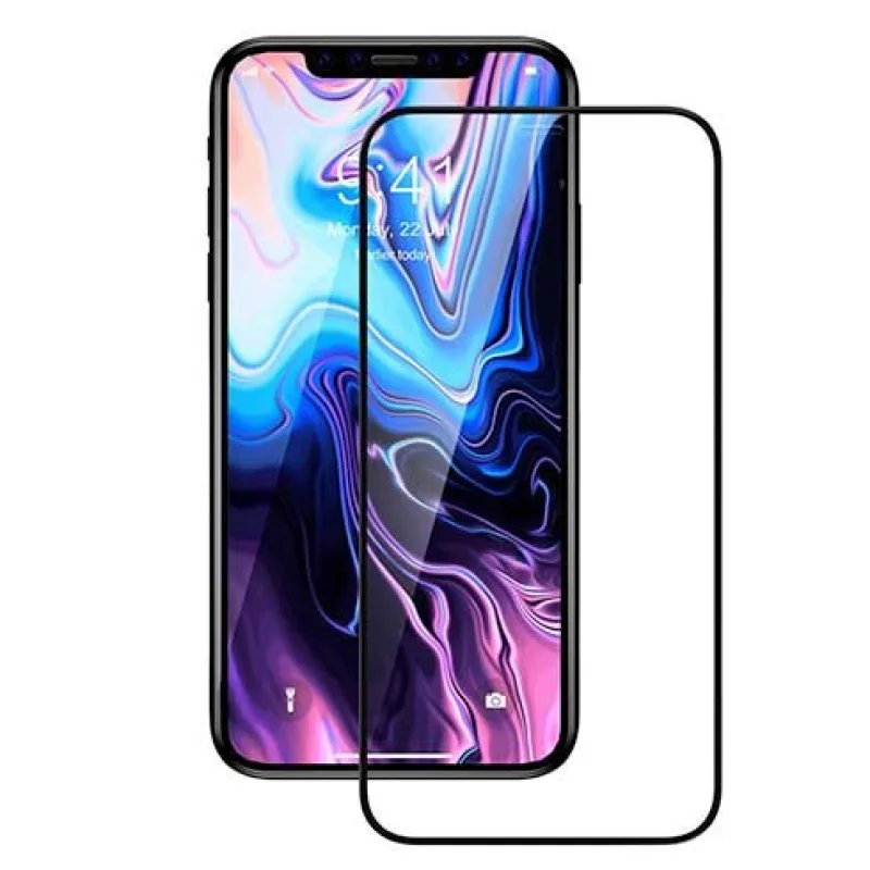 Devia ochranné sklo Van Entire View pre iPhone SE 2020/2022 - Black Frame