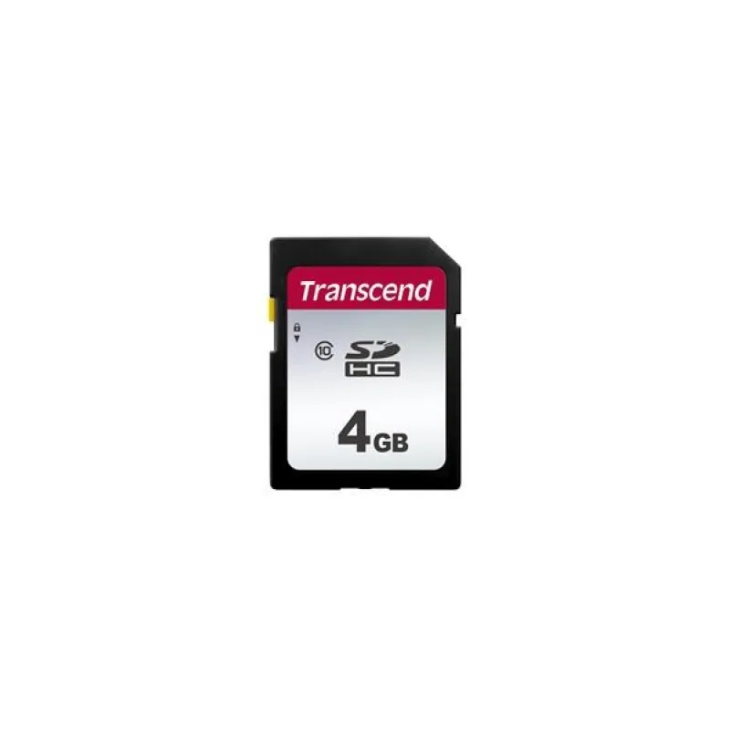 Karta TRANSCEND SDHC 4GB 300S, trieda 10 (R:20/ W:10 MB/ s) TS4GSDC300S