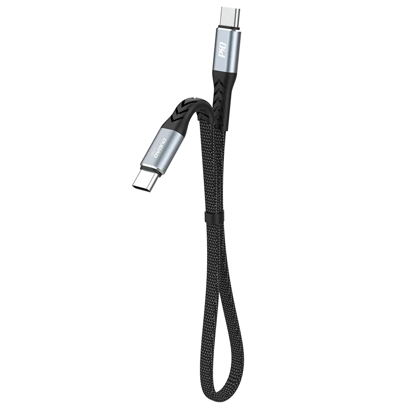 Dudao L10C USB-C - USB-C PD kábel 100W 5A 0,23m - čierny