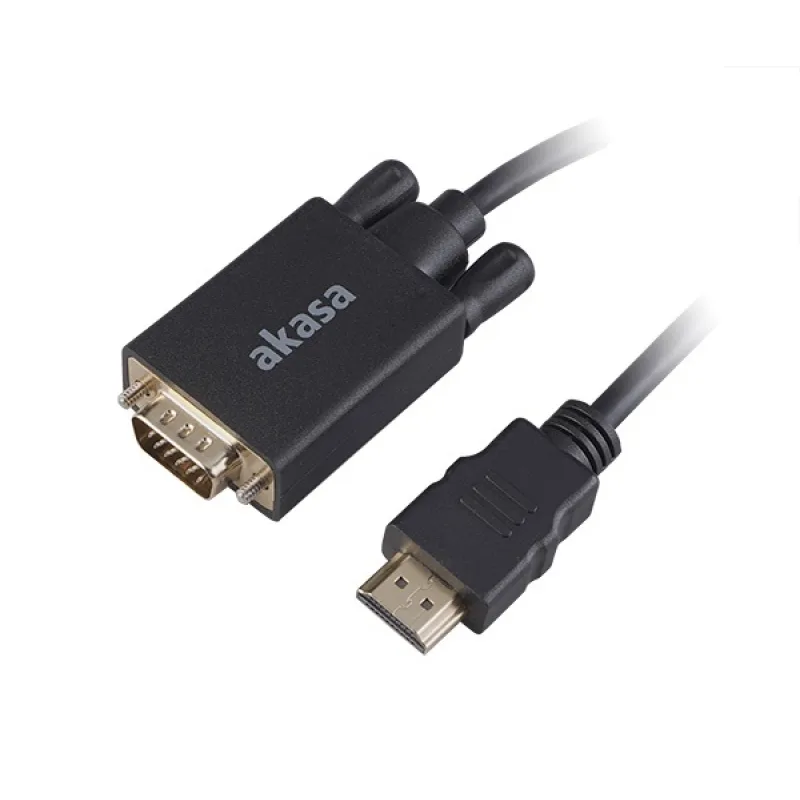 AKASA - adaptér HDMI na D-sub - 2 m AK-CBHD26-20BK