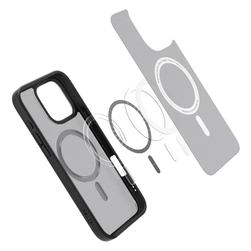 Puzdro Spigen Ultra Hybrid Mag Case s MagSafe pre iPhone 16 Pro – čierne