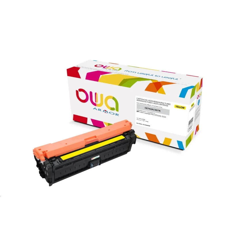 OWA Armor toner pre HP Color Laserjet CP5220, 5225, 7300 strán, CE742A…