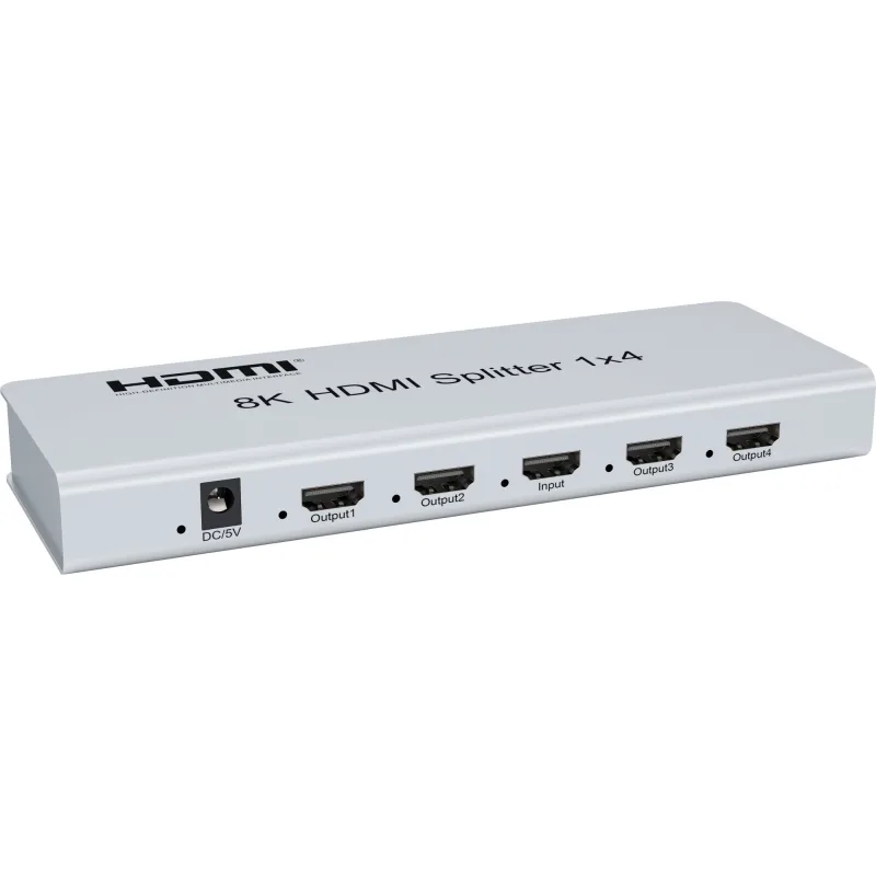 PremiumCord HDMI 2.1 splitter 1-4 porty, 8K@60Hz, 4K@120Hz, 1080p, …