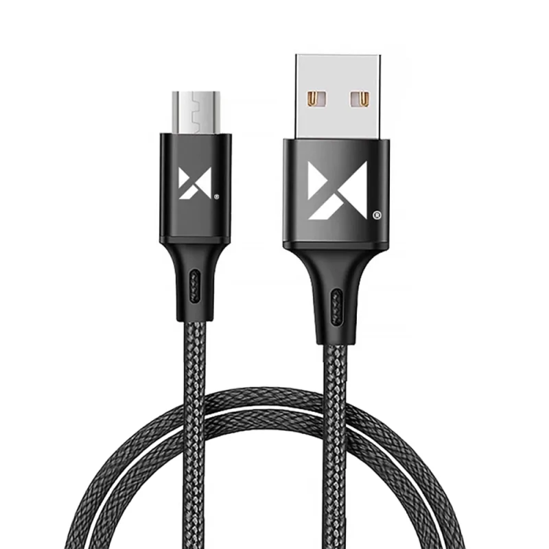 Wozinsky kábel USB - microUSB 2,4A 1m čierny (WUC-M1B)