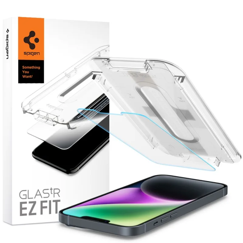 Tvrdené sklo Spigen Glas.tR EZ Fit pre iPhone 13 / 13 Pro / 14 / 16e