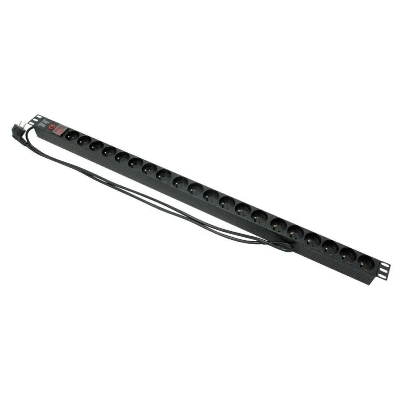 Vertikální rozvodný panel XtendLan 20x230V, ČSN, vypínač, nadproudová…