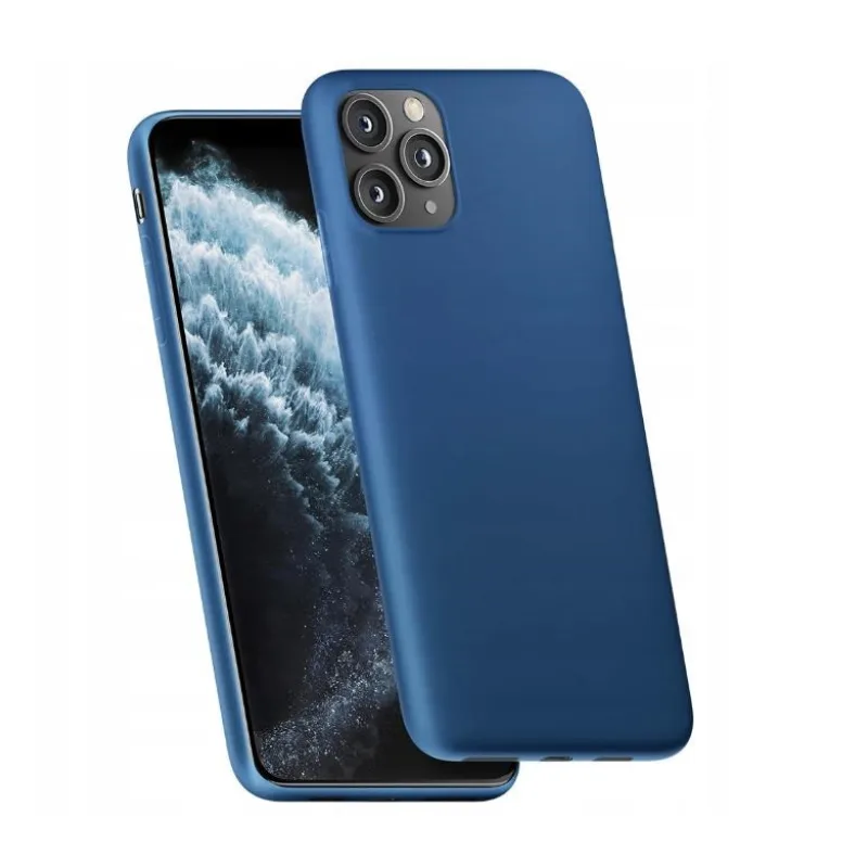 3mk ochranný kryt Matt Case pro Apple iPhone 12, 12 Pro, Blueberry…