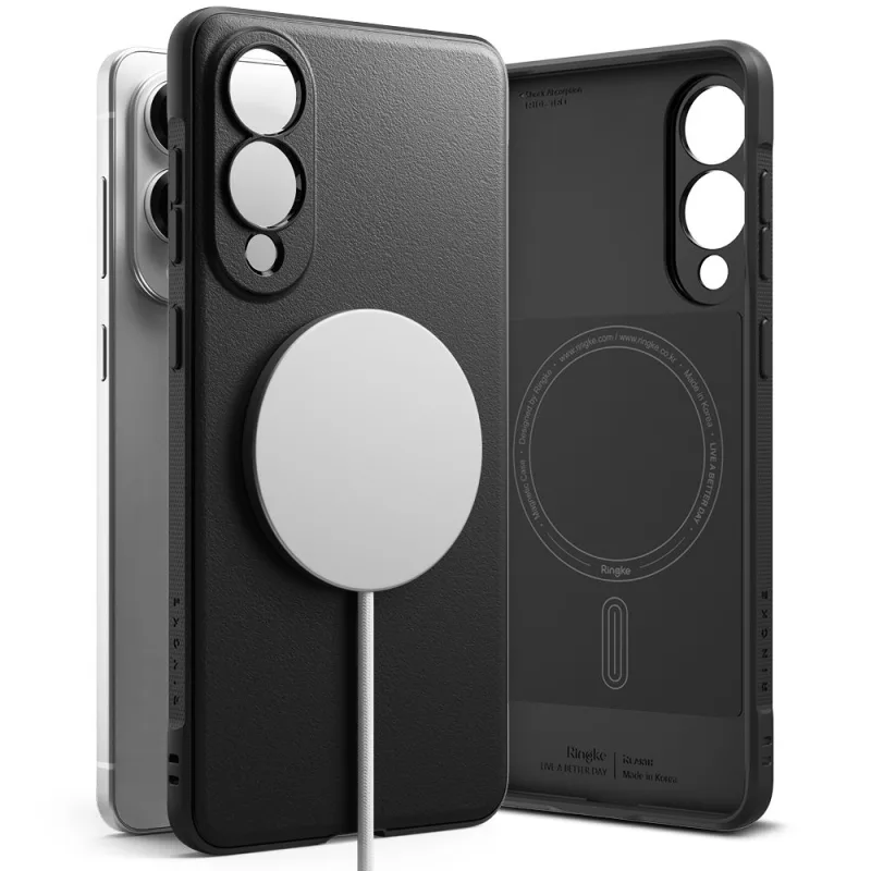 Magnetické puzdro Ringke Onyx Magsafe pre Samsung Galaxy S25 Edge – čierne