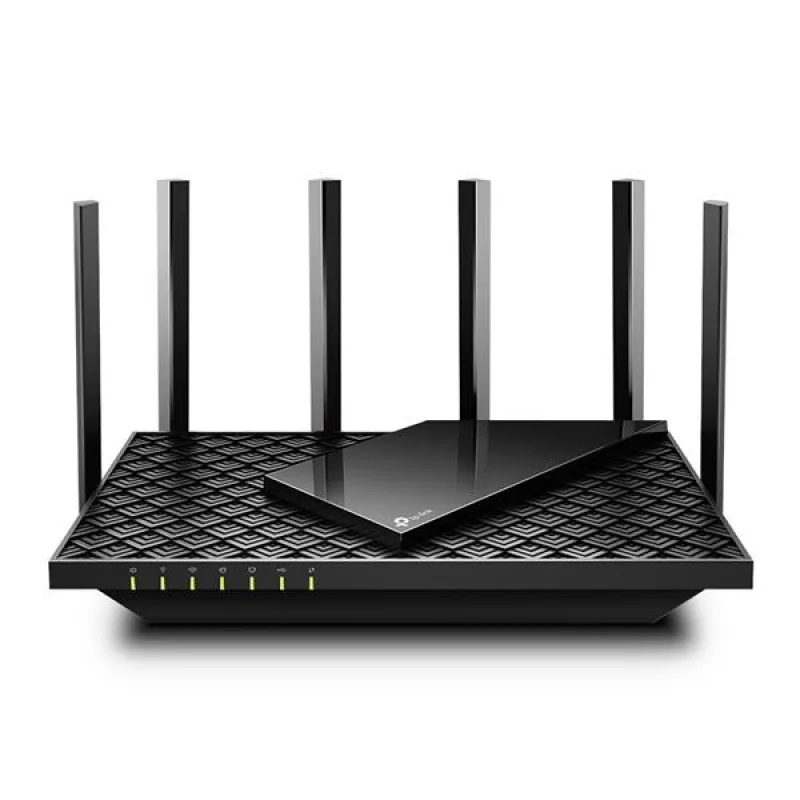 AX5400 Dual-Band Wi-Fi 6 Router SPEED: 574 Mbps at 2.4 GHz + 4804 Mbps at…