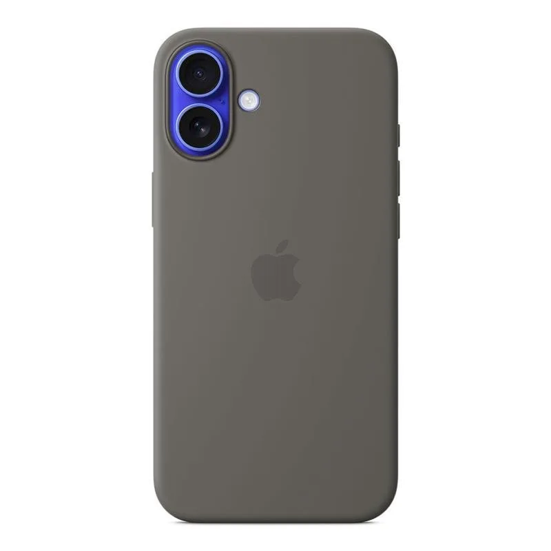 iPhone 16 Plus Silicone Case with MagSafe - Stone Gray