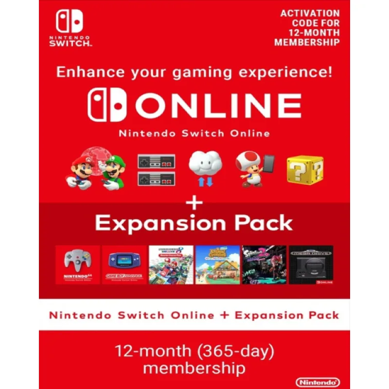 ESD Nintendo Switch Online 365 Dní Individual Memb ESD_12115