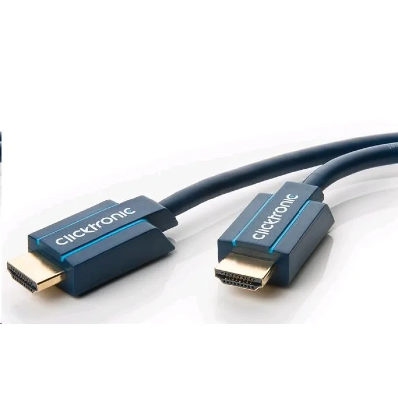 CLICTRONIC HQ HDMI kábel 3 m High Speed + Ethernet (v1.4) 3D, pozlátené…