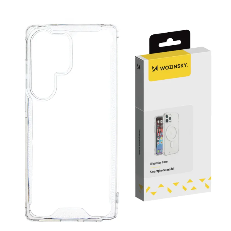 Priehľadné rohové puzdro Wozinsky Samsung Galaxy S25 Transparent