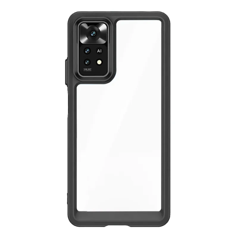 Silikónový obal Outer Space Case pre Xiaomi Poco M4 Pro 5G - čierny