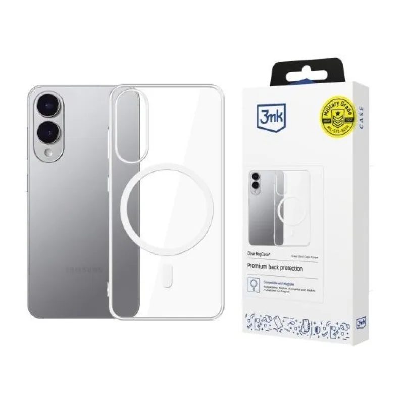 3mk ochranný kryt Clear MagCase pro Samsung Galaxy S25 Edge 5903108651899