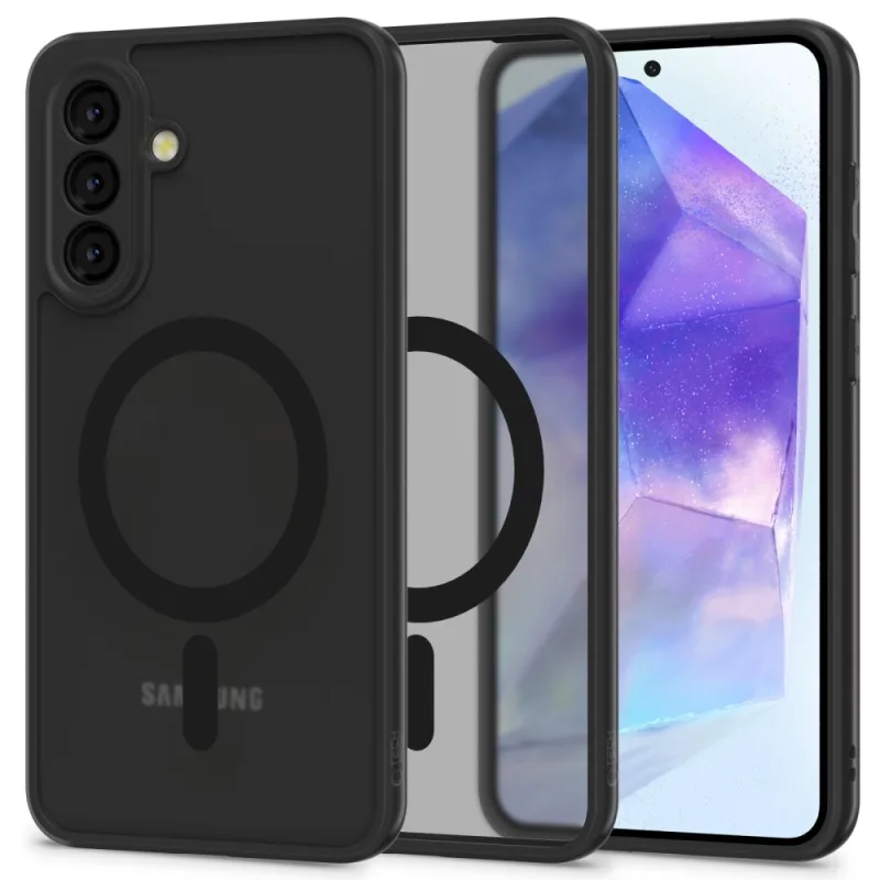 Puzdro Tech-Protect MagMat MagSafe pre Samsung Galaxy A56 5G – matné čierne