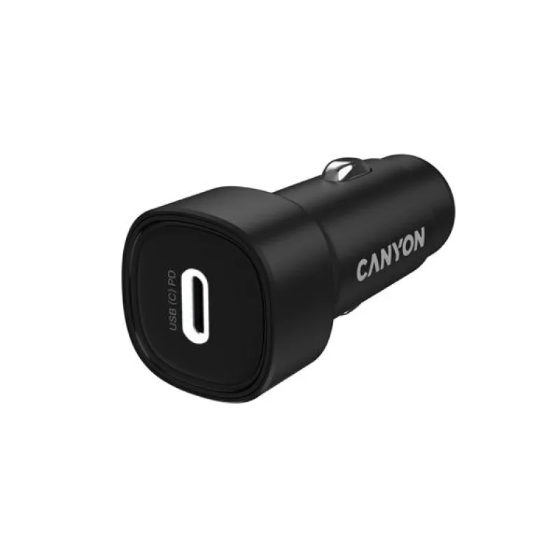Canyon OnDrive 30, univerzálna autonabíjačka, 1x USB-C, výkon 30 W CNE…