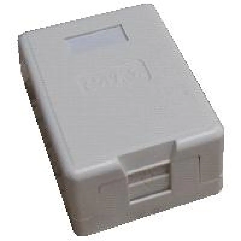 DATACOM Jednozásuvka CAT5E UTP nad omietku samorezná biela 2321