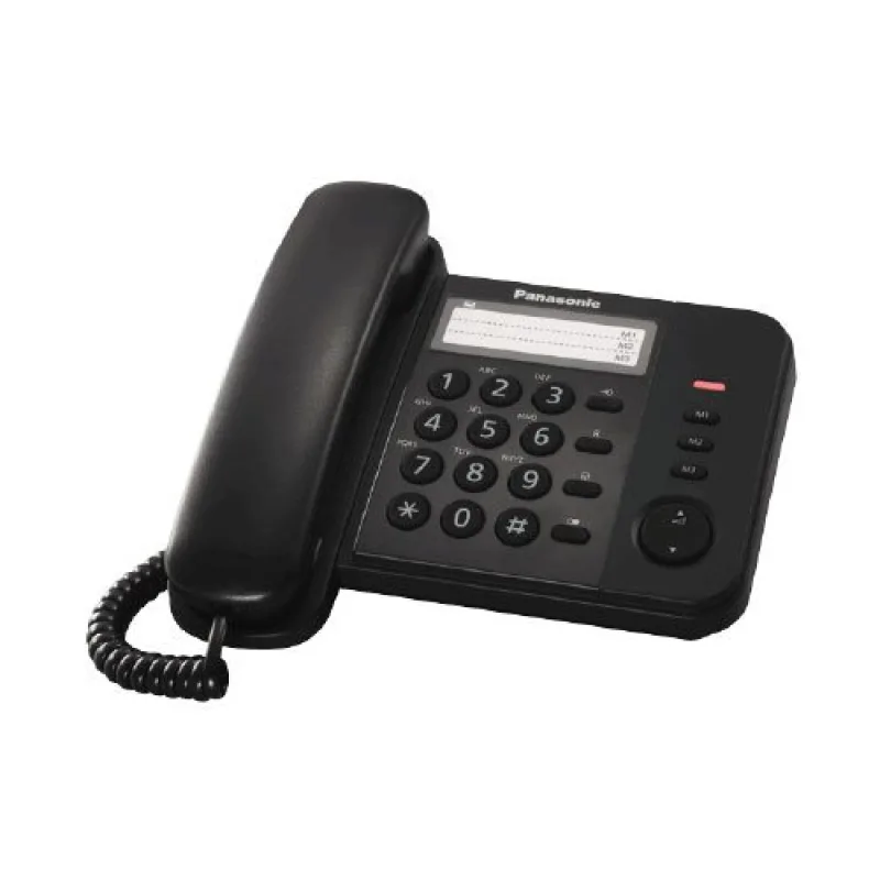 Panasonic KX-TS520FXB jednolinkovy telefon - čierny KX-TS520FXB
