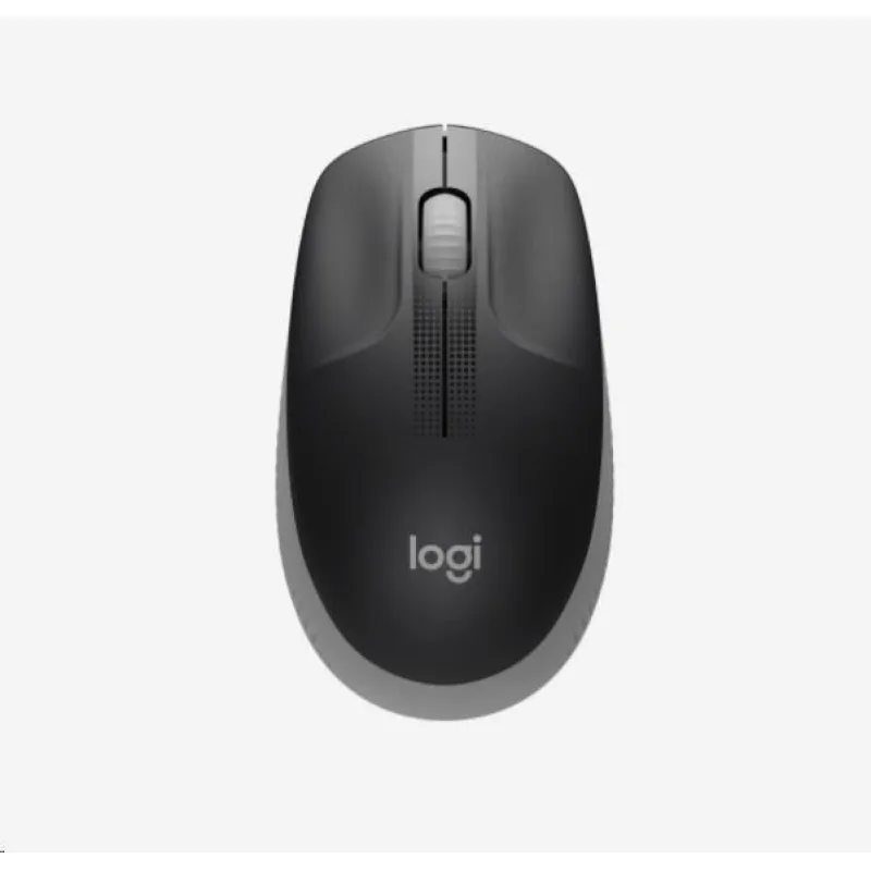 Bezdrôtová myš Logitech M190 Full-Size, stredne sivá 910-005906