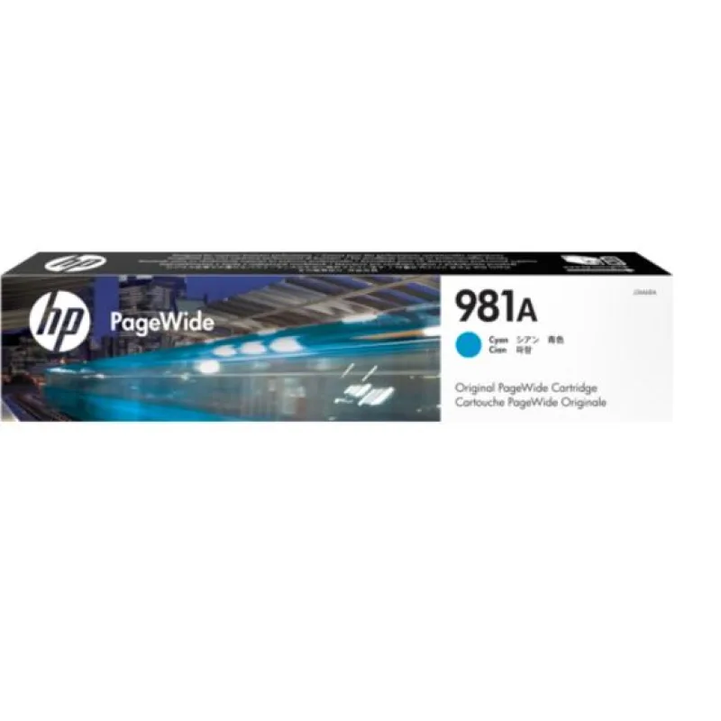 HP 981A - azúrová atramentová kazeta, J3M68A J3M68A
