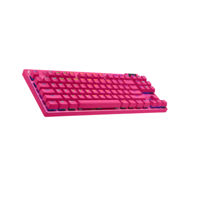 Logitech® G PRO X TKL LIGHTSPEED Gaming Keyboard - MAGENTA - US INT&quot…