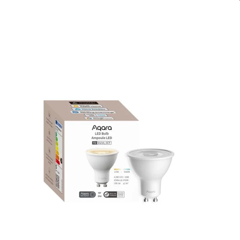 Aqara Smart Home LED žiarovka T2 GU10 CCT, Zigbee a Thread LB-L03E