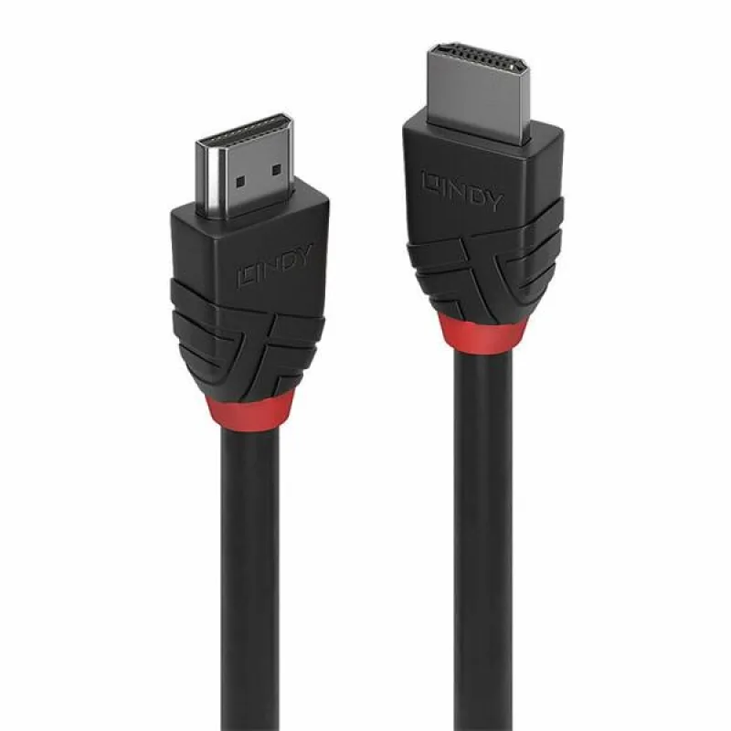 Lindy HDMI 2,1 M/M 0.5m, Ultra High Speed+Eth, 8K@60Hz, čierny L36770