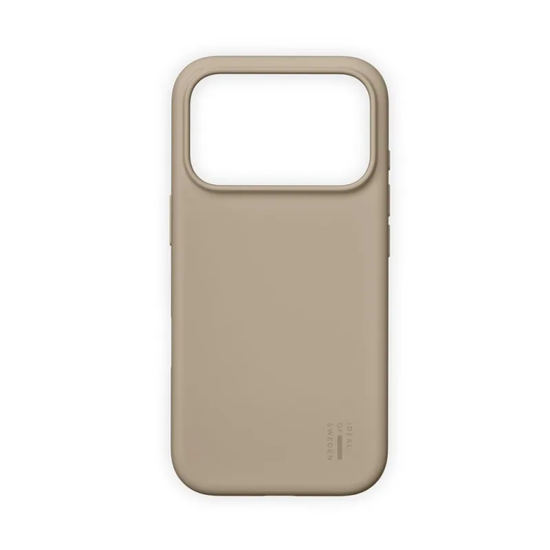 iDeal Silicone Case MagSafe iPhone 17 Pro Beige