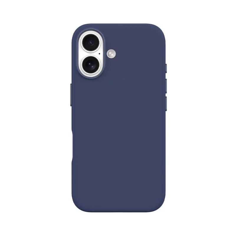 Devia kryt Nature Series Silicone Magnetic Case pre iPhone 16 - Blue