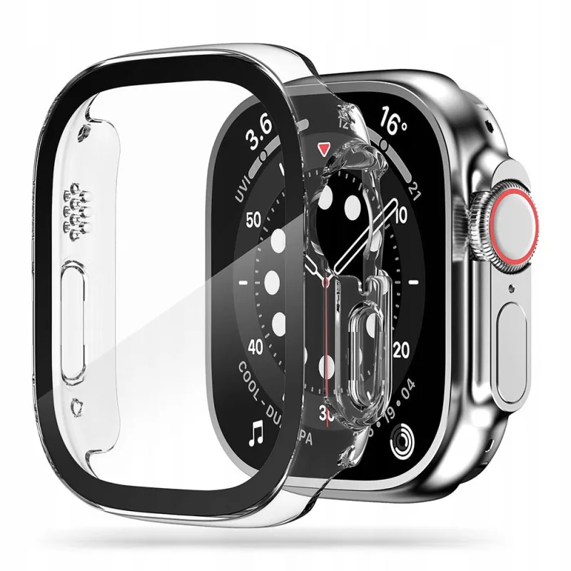 Puzdro Tech-Protect Defense360 pre Apple Watch Ultra 1/2 (49 mm) – priehľadné