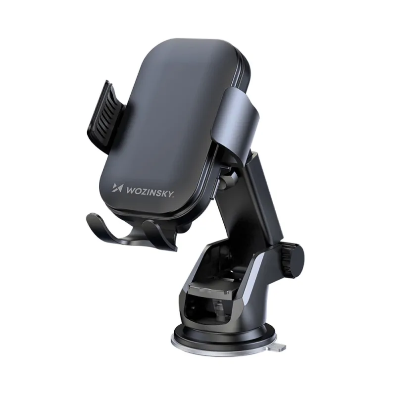 Wozinsky WUMID držiak telefónu na palubnú dosku do auta s 15W indukčnou nabíjačkou - čierny